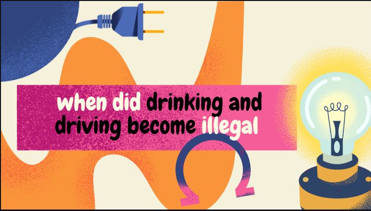when did drinking and driving become illegal