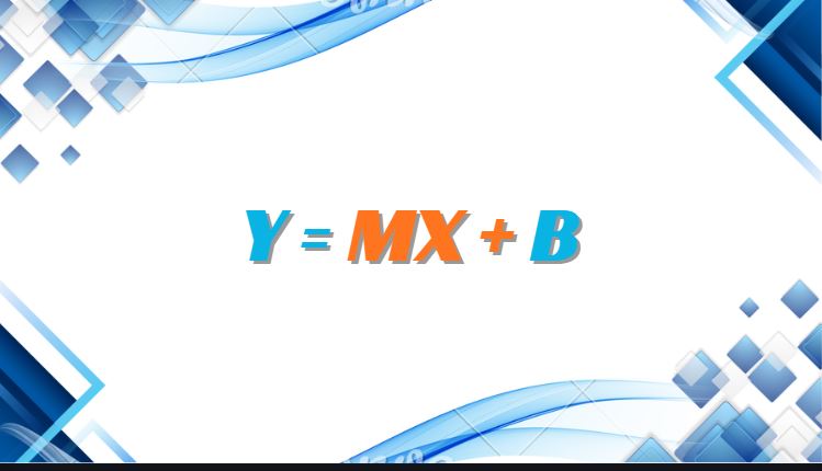 y mx b
